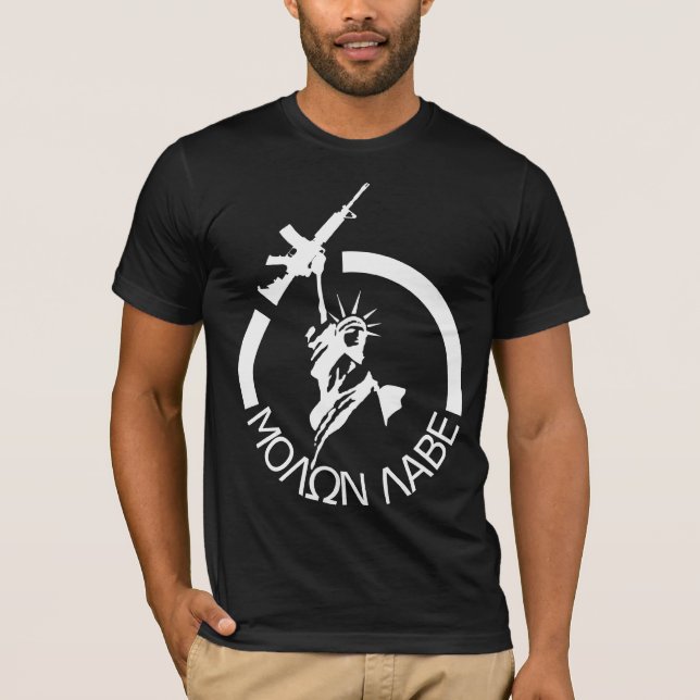 T-shirt Colt M4A2 - MOLON LABE (Devant)