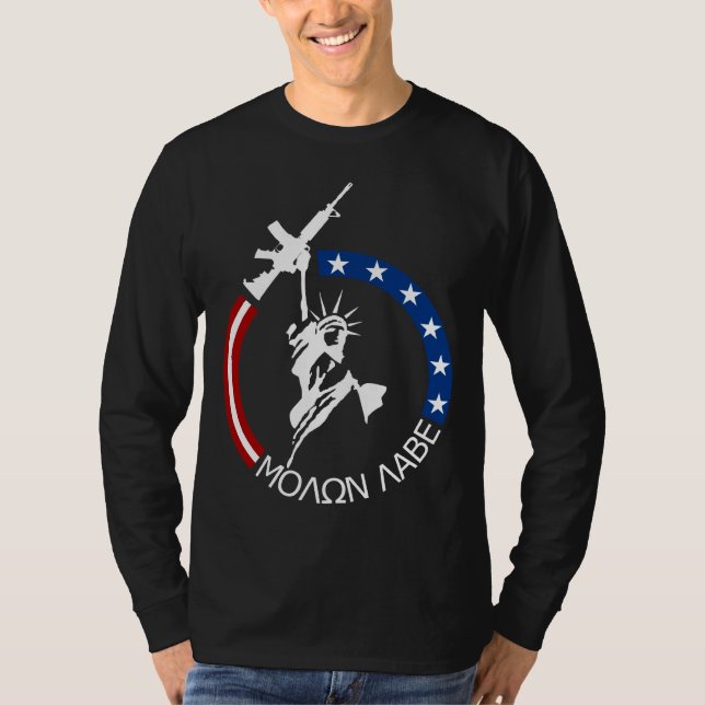 T-shirt Colt M4A2 - MOLON LABE (Devant)