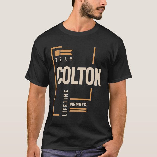 T-shirt Colton Nom Personnalisé - Funny Colton (Devant)