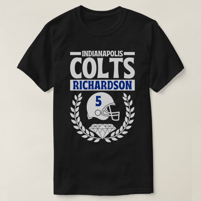 T-shirt Colts d'Indianapolis Richardson 5 Américain 1 (Design devant)