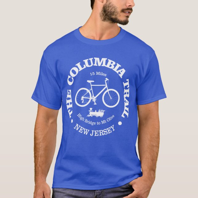 T-shirt Columbia Trail (cyclisme) (Devant)