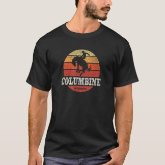 T-shirt Columbine CO Pays Vintage Western Retro