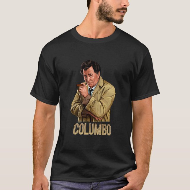 T-shirt Columbo - Émissions TV avec V-Neck (Devant)