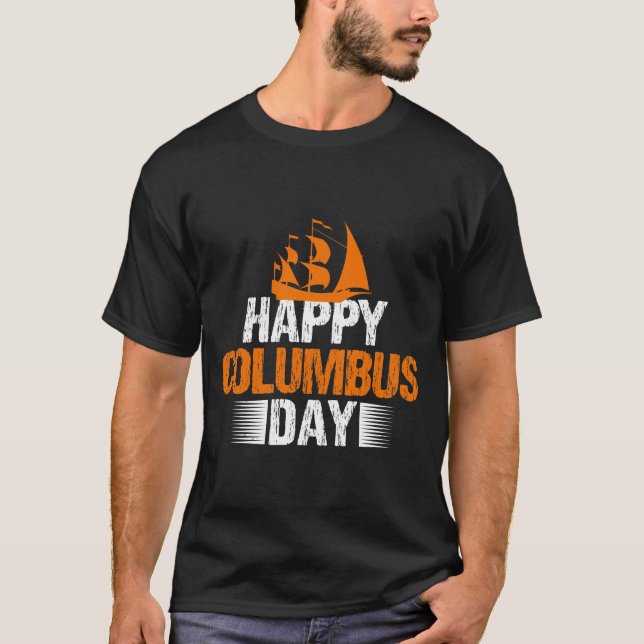 T-shirt Columbus America 1492 (Devant)