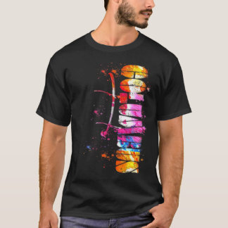 T-shirt Columbus aquarelle  Lettering Columbus  Columbus
