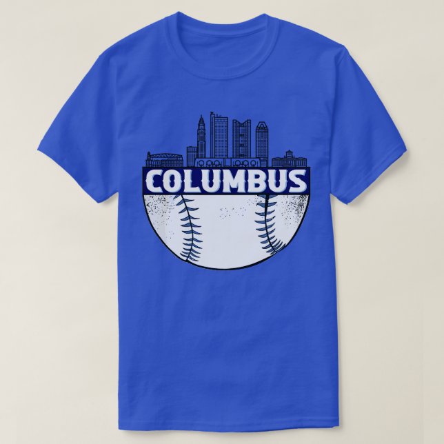 T-shirt Columbus Baseball Ville (Design devant)