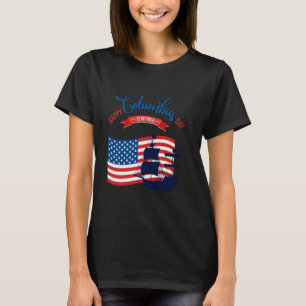 T-shirt Columbus Day Exploration de l'histoire Tee
