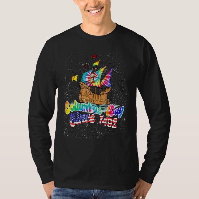 T-shirt Columbus Day Since 1492 Christopher Columbus Navig (Devant)