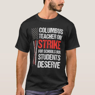 T-shirt Columbus Ohio École Enseignants Grève OH Enseignan