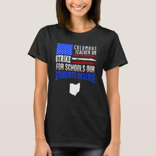 T-shirt Columbus Ohio École Enseignants Grève OH Enseignan