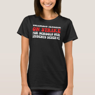 T-shirt columbus ohio enseignants grève columbus teac