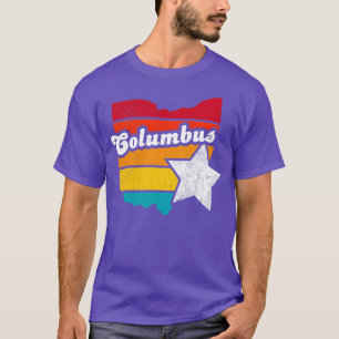 T-shirt Columbus Ohio Vintage Souvenir désorganisé 2