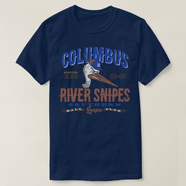 T-shirt Columbus River Snipes Baseball (Design devant)
