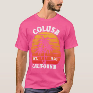 T-shirt Colusa Californie Athlétique en détresse Sports dr