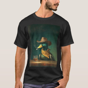 T-shirt Colvert fumant une cigarette vintage drôle colvert
