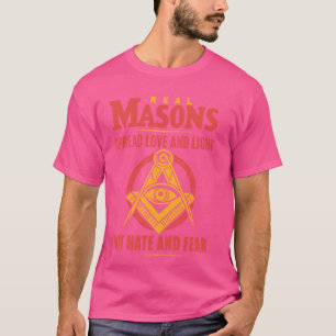 T-shirt Com Freemason Masonic Fraternal Carré de la franc-