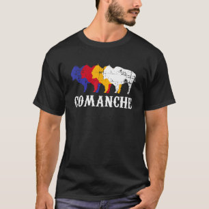 T-shirt Comanche People Native American Indian Medicine Wh