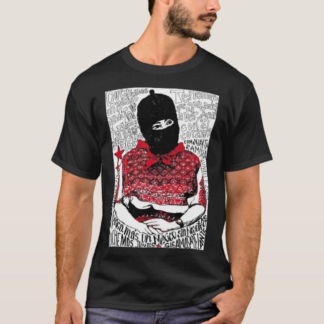 T-shirt Comandanta Ramona - L'Armée Zapatiste De La Nation (Devant)