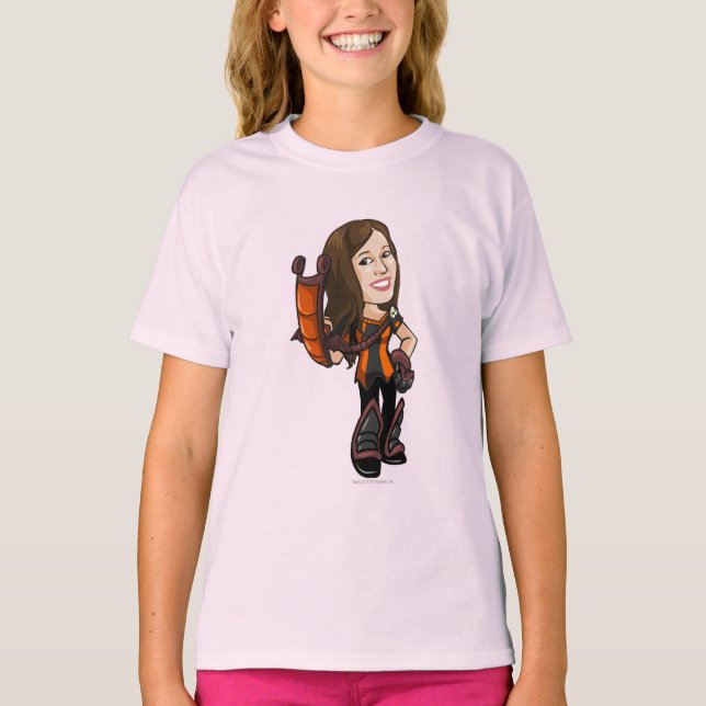 T-shirt Comastar Haunted Woods Staff Player (Devant)