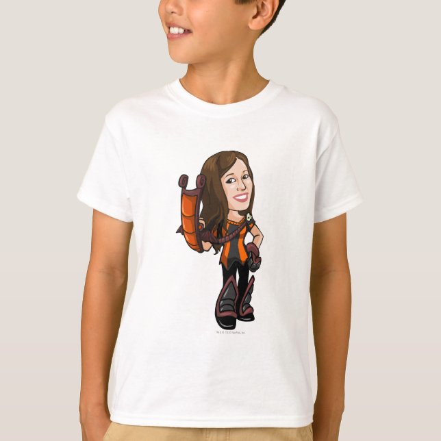 T-shirt Comastar Haunted Woods Staff Player (Devant)