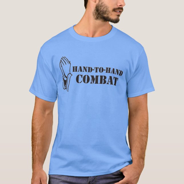 T-Shirt "Combat à mains nues" (Devant)