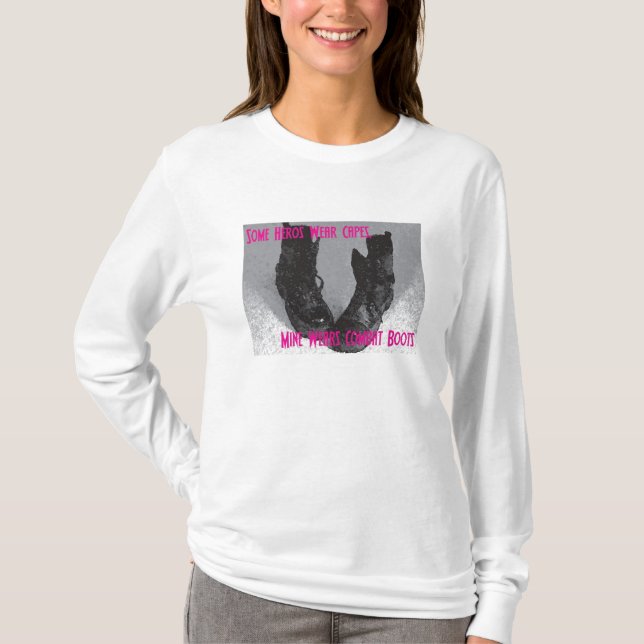 T-shirt Combat-Bottes (Devant)