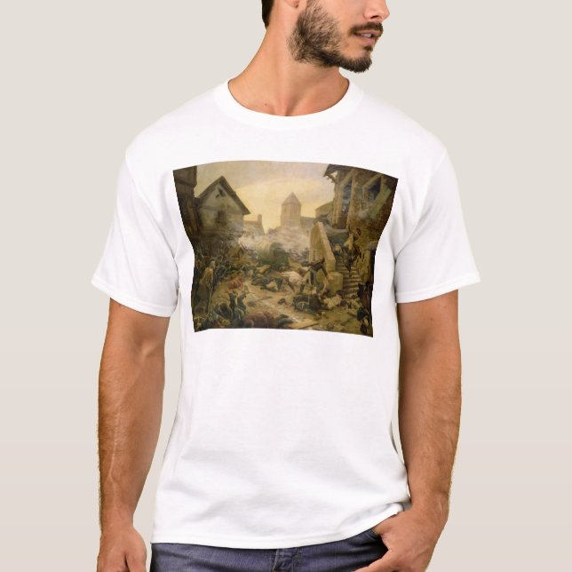 T-shirt Combat chez Cholet ou le suicide du général (Devant)