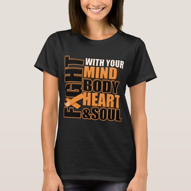 T-shirt Combat contre la leucémie (Devant)
