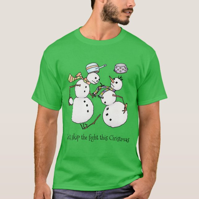 T-shirt Combat de neige (Devant)