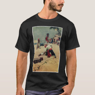 T-shirt Combat de pirates au-dessus de trésor
