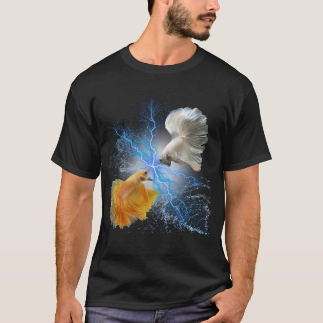 T-shirt Combat de poissons Betta (Devant)