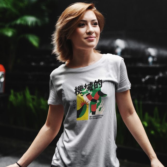 T-shirt Combat de robots japonais (Créateur téléchargé)