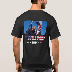 T-shirt COMBAT DE TRUMP Trump envoie des signaux aux Améri