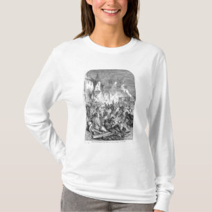 T-shirt Combat entre les chevaliers anglais et français