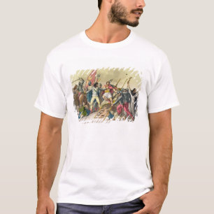 T-shirt Combat entre les Indiens et les conquérants locau