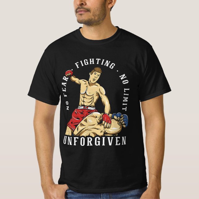 T-shirt combat impitoyable (Devant)