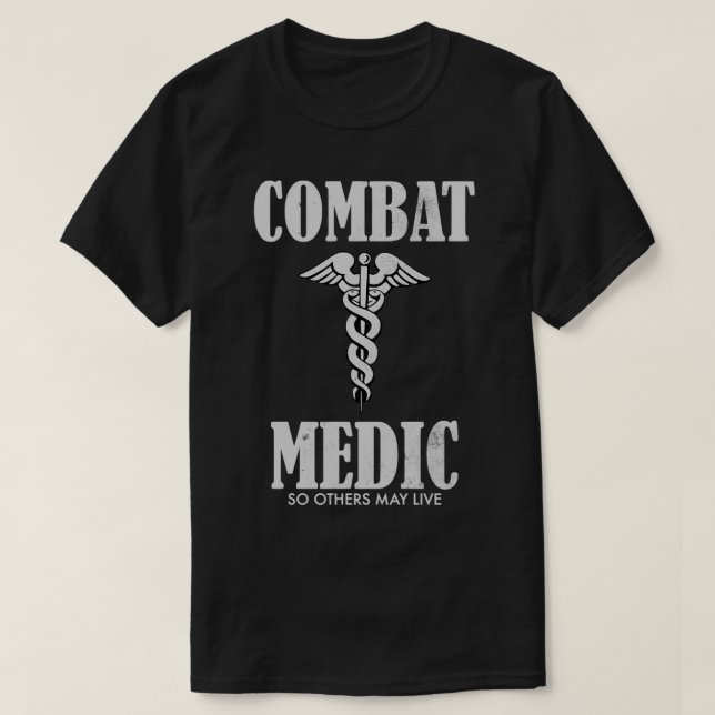 T-shirt Combat Medic en détresse (Design devant)