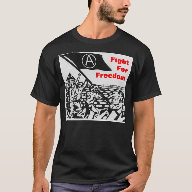 T-shirt combat pour la liberté (Devant)