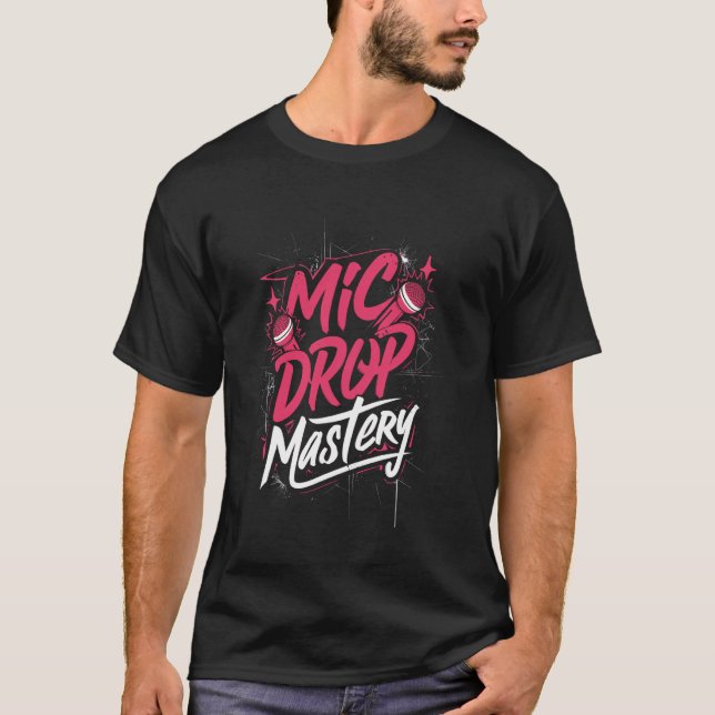 T-shirt Combat Rap Freestyle Rap Concours Bataille Rappe (Devant)