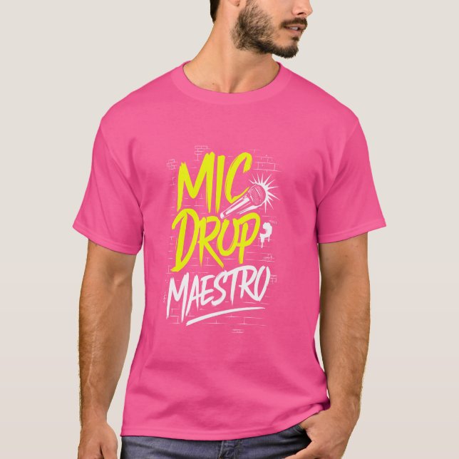 T-shirt Combat Rap Freestyle Rap Concours Bataille Rappe (Devant)