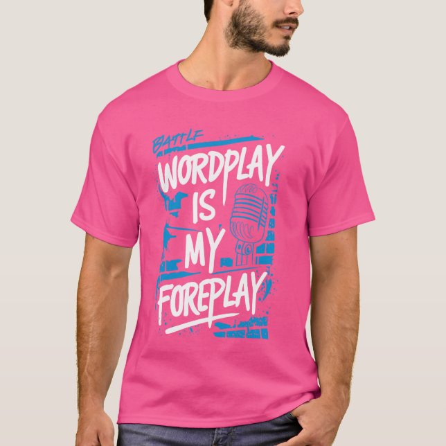 T-shirt Combat Rap Freestyle Rap Concours Bataille Rappe (Devant)