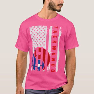 T-shirt Combat Sport Usa Yin Yang Taekwondo