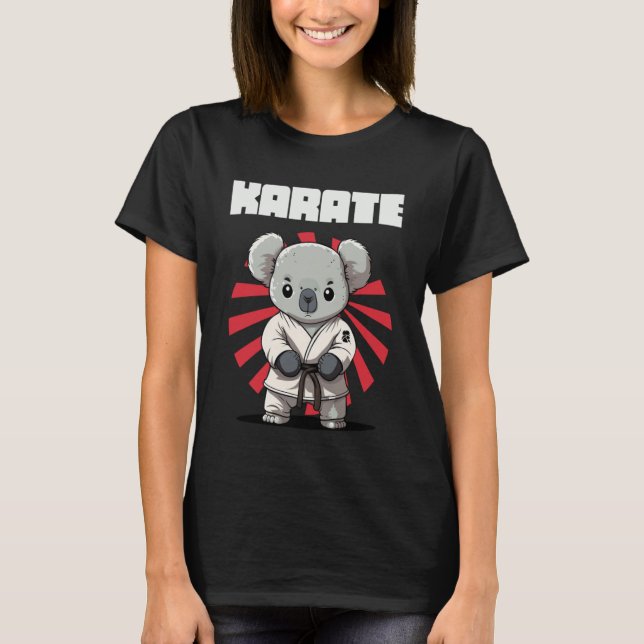 T-shirt Combat Sports Karate Koala (Devant)