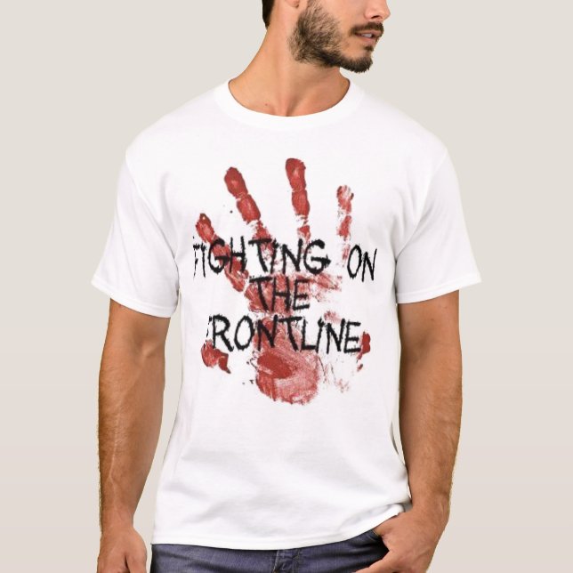 T-shirt Combat sur la ligne du front (Devant)