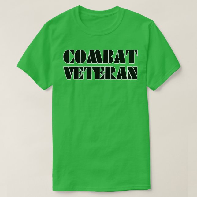 T-SHIRT COMBAT VETERAN (Design devant)