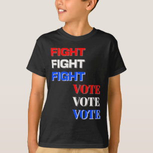 T-shirt Combat Vote Pour Élection Présidentielle Trump