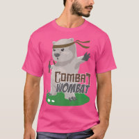 Combat Wombat Funny Karate Wombat Martial Artiste