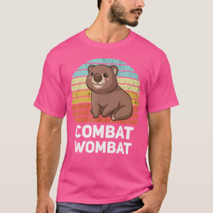 T-shirt Combat Wombat Funny Wombat Lover Kawaii Wombat Chi
