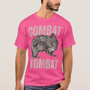 T-shirt Combat Wombat Pour Un Amoureux Wombats