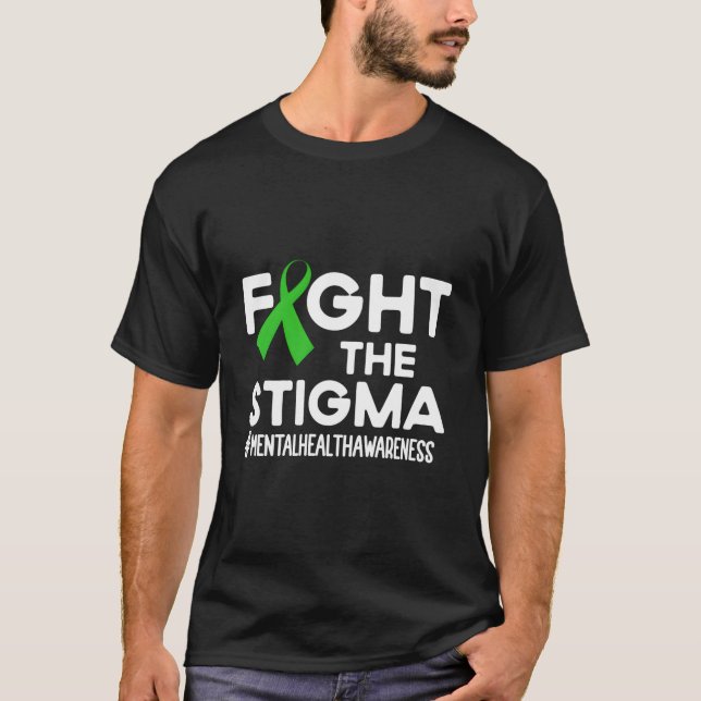 T-shirt Combatre la stigmatisation Mois de sensibilisation (Devant)